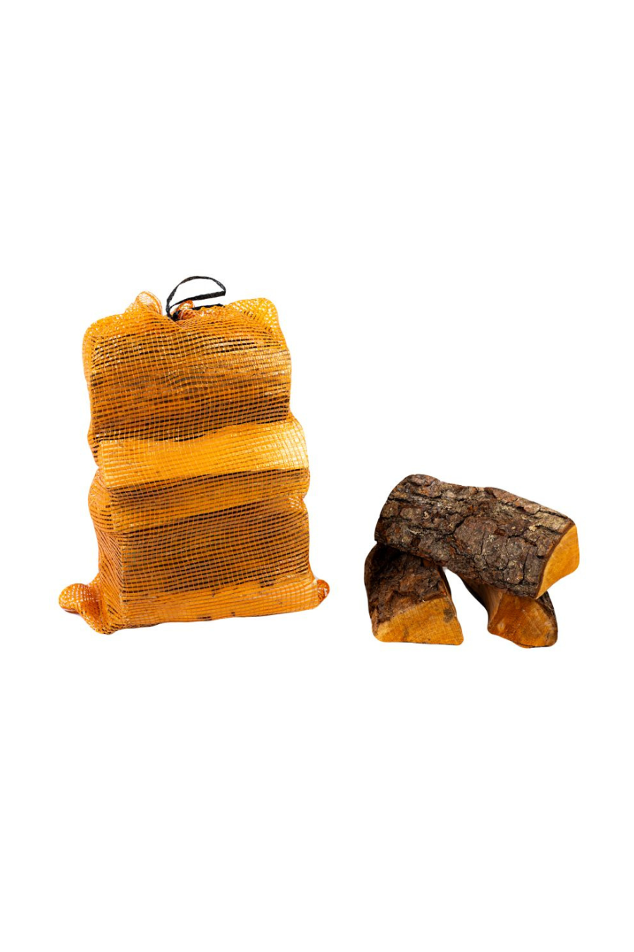 Kiln-Dried Alder Logs — Net Bags